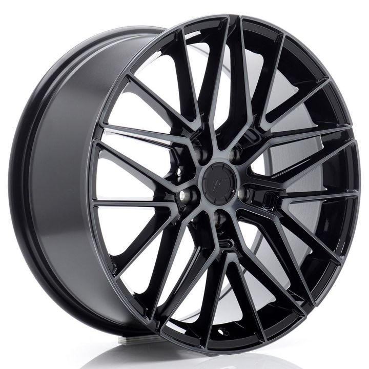 Japan Racing Wheels<br>JR38 Black Machined (19x8)